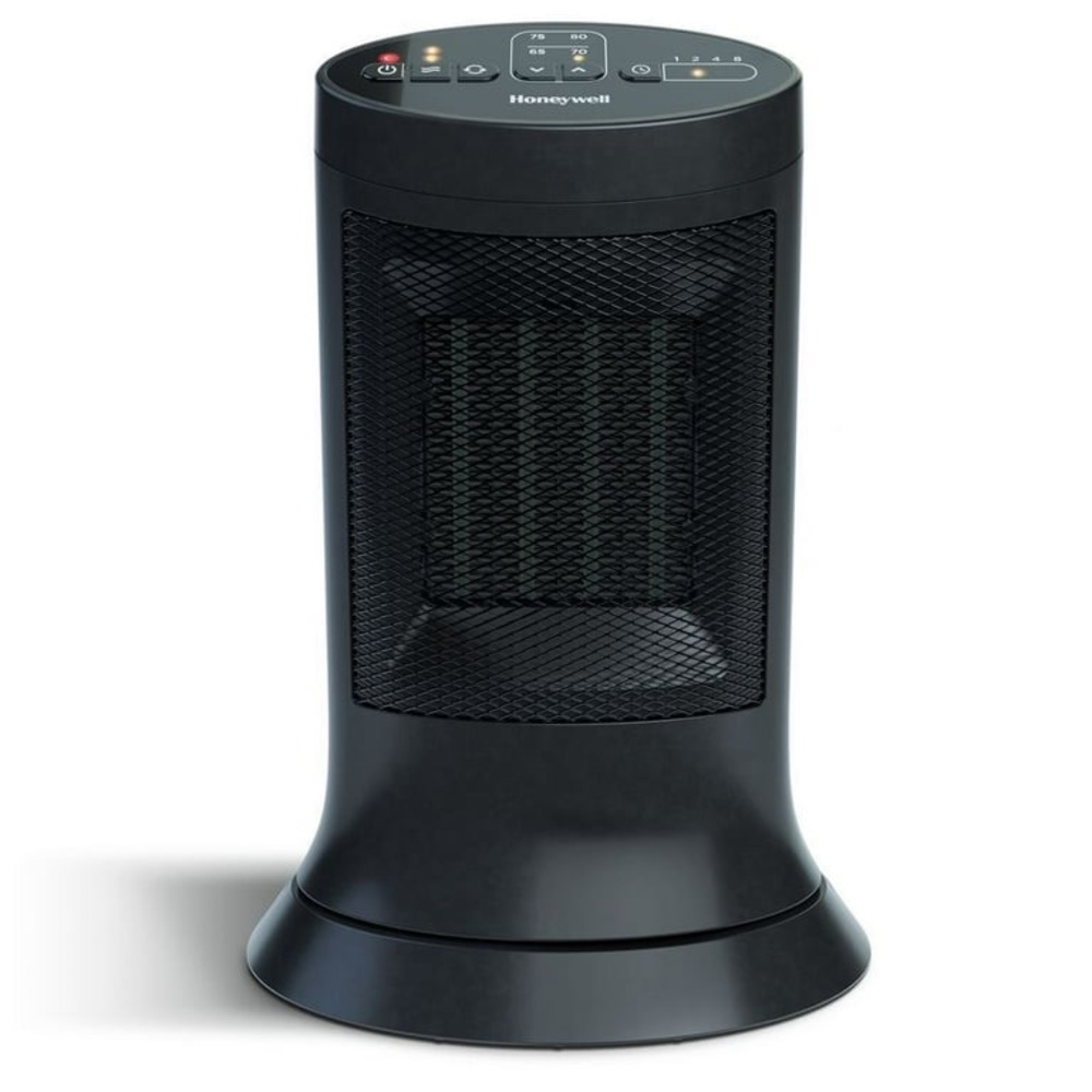 NIB Honeywell Black Ceramic Space Heater Fall Winter Warm Cozy Heat Home Office